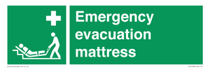 Emergency evacuation mattress